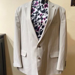 Men’s Cream Formal Suit Jacket